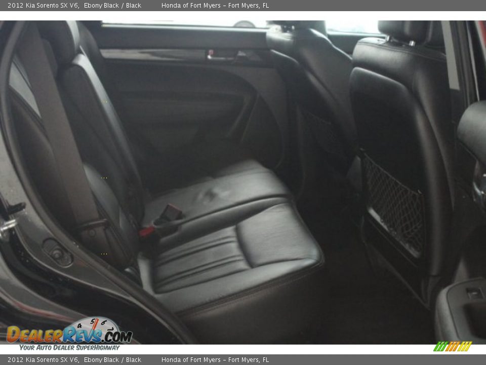 2012 Kia Sorento SX V6 Ebony Black / Black Photo #34