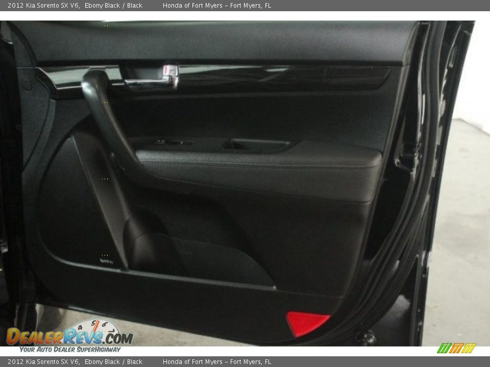 2012 Kia Sorento SX V6 Ebony Black / Black Photo #35