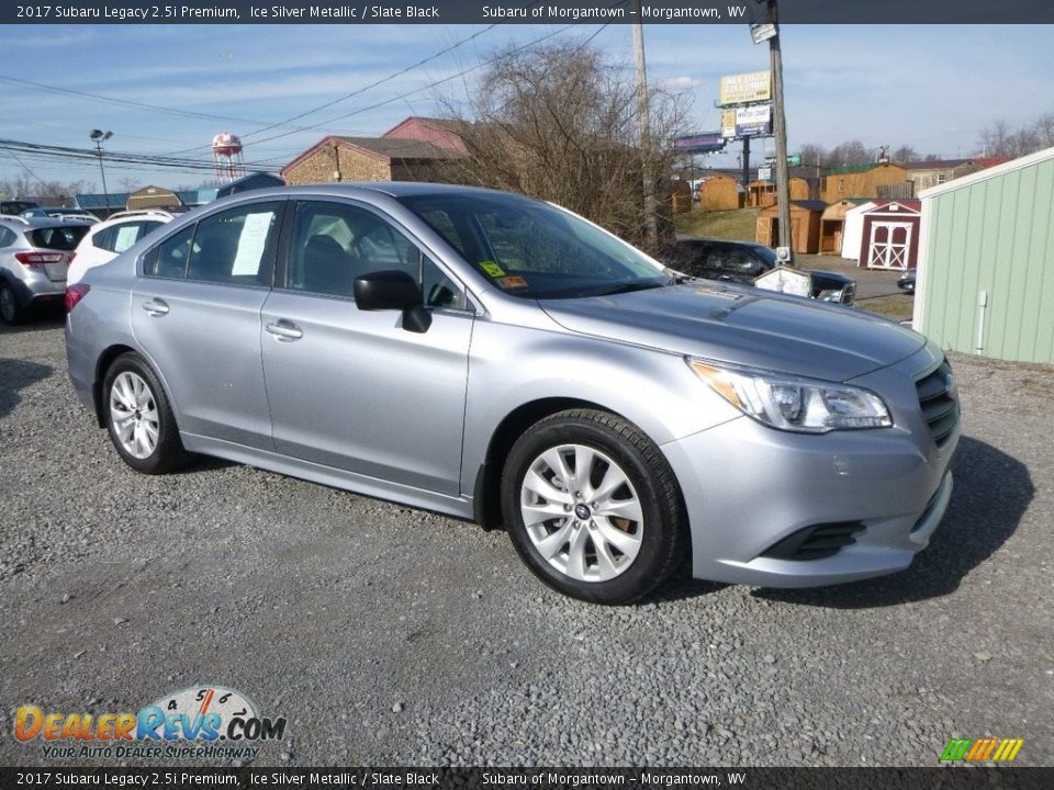 2017 Subaru Legacy 2.5i Premium Ice Silver Metallic / Slate Black Photo #1