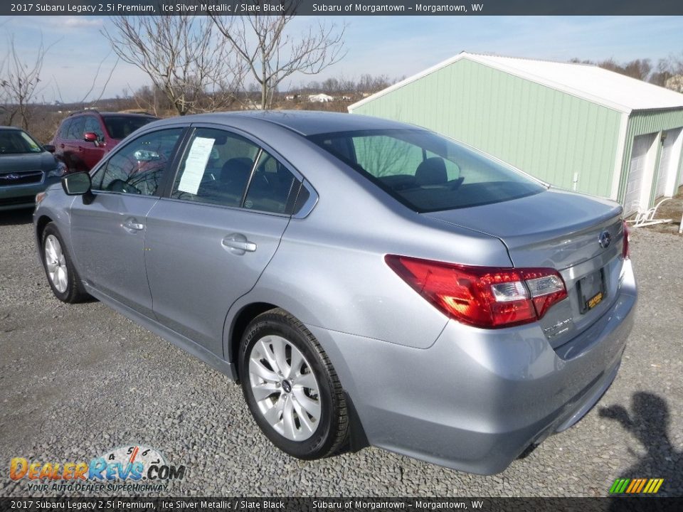2017 Subaru Legacy 2.5i Premium Ice Silver Metallic / Slate Black Photo #3