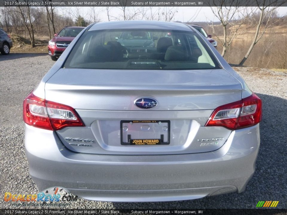 2017 Subaru Legacy 2.5i Premium Ice Silver Metallic / Slate Black Photo #4