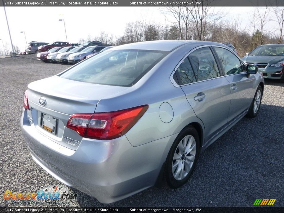 2017 Subaru Legacy 2.5i Premium Ice Silver Metallic / Slate Black Photo #5