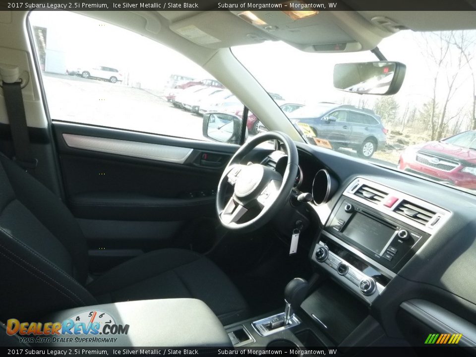 2017 Subaru Legacy 2.5i Premium Ice Silver Metallic / Slate Black Photo #9