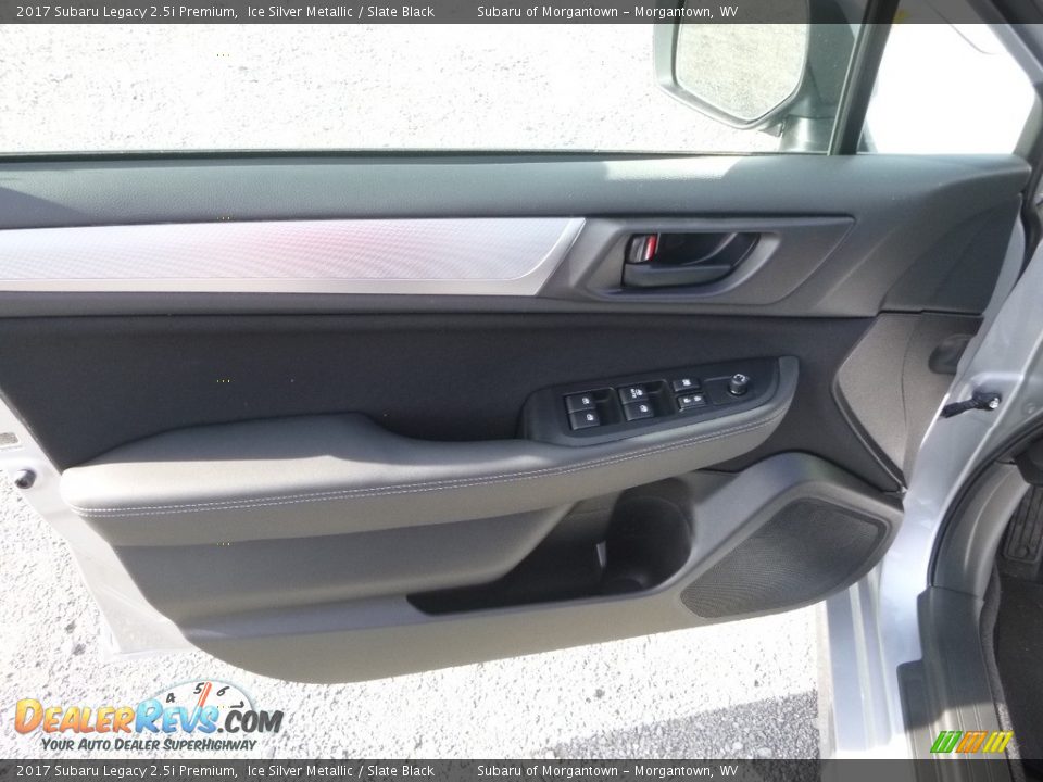 2017 Subaru Legacy 2.5i Premium Ice Silver Metallic / Slate Black Photo #11