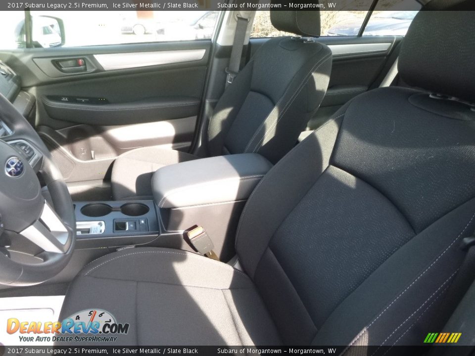 2017 Subaru Legacy 2.5i Premium Ice Silver Metallic / Slate Black Photo #12
