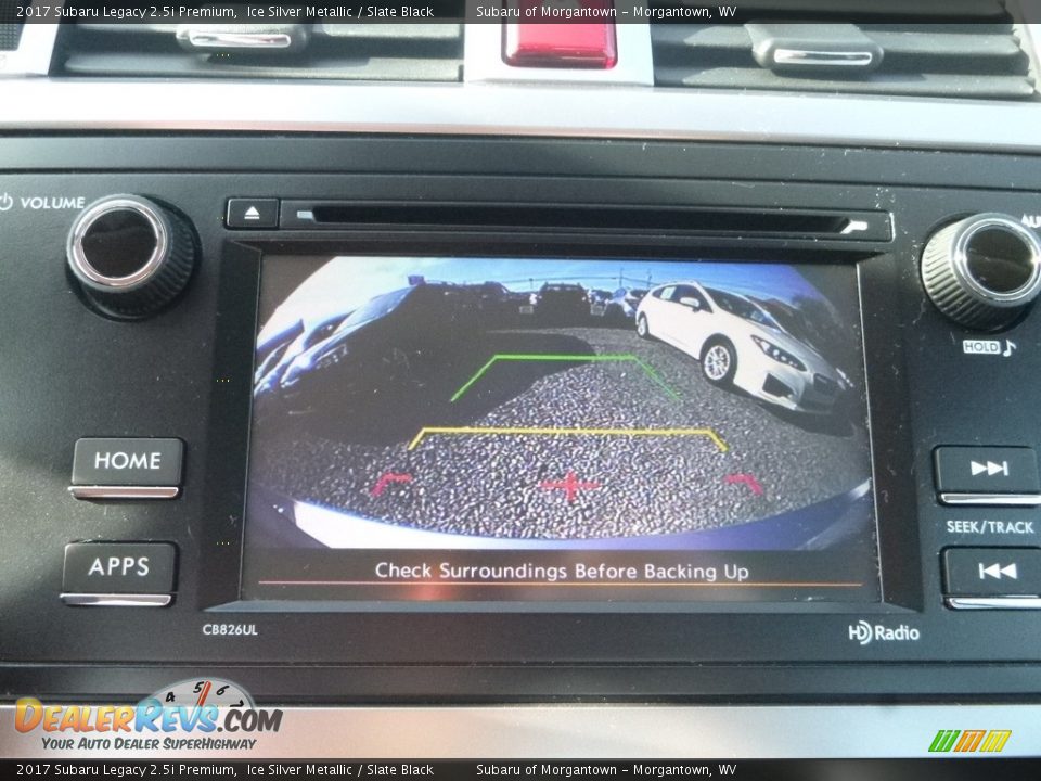 2017 Subaru Legacy 2.5i Premium Ice Silver Metallic / Slate Black Photo #15