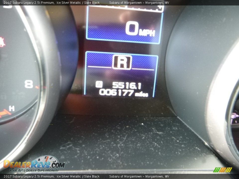 2017 Subaru Legacy 2.5i Premium Ice Silver Metallic / Slate Black Photo #16