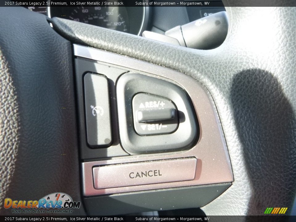 2017 Subaru Legacy 2.5i Premium Ice Silver Metallic / Slate Black Photo #17