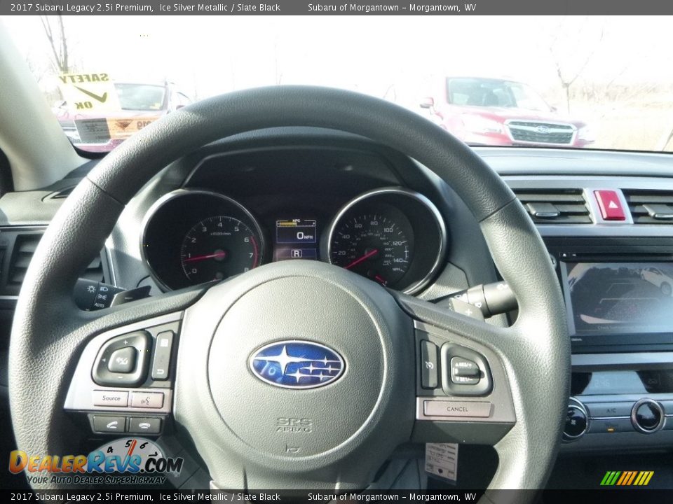 2017 Subaru Legacy 2.5i Premium Ice Silver Metallic / Slate Black Photo #19