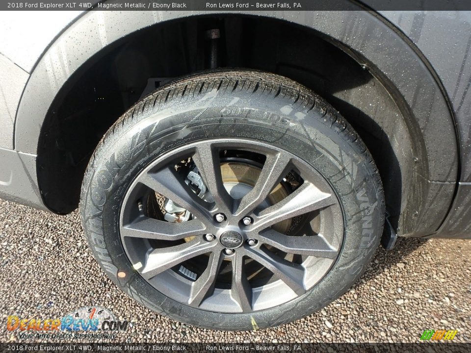 2018 Ford Explorer XLT 4WD Magnetic Metallic / Ebony Black Photo #2