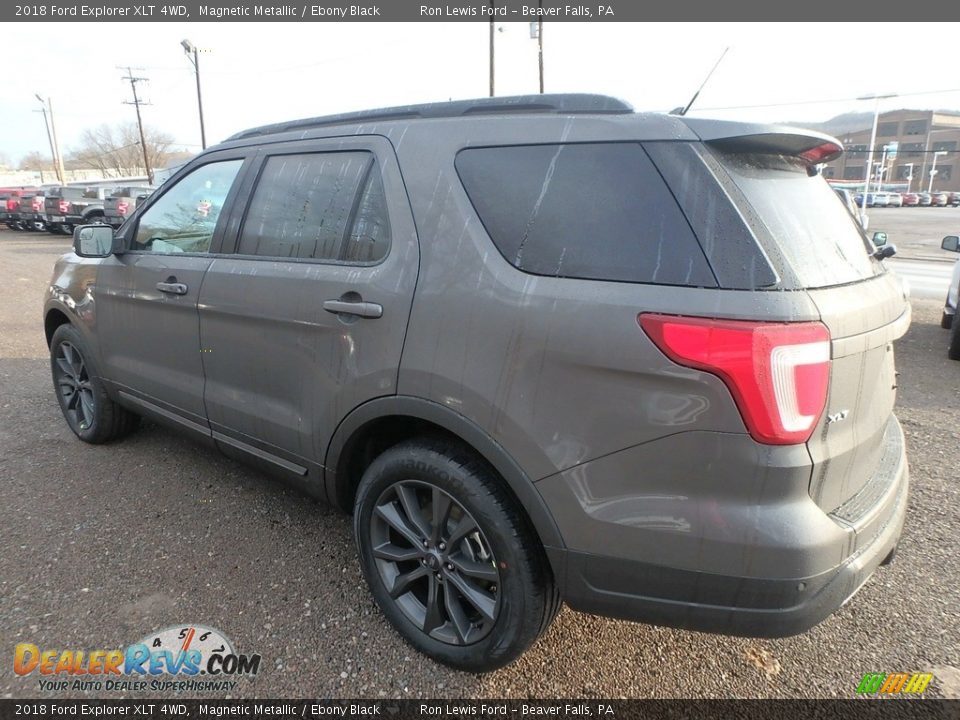 2018 Ford Explorer XLT 4WD Magnetic Metallic / Ebony Black Photo #5