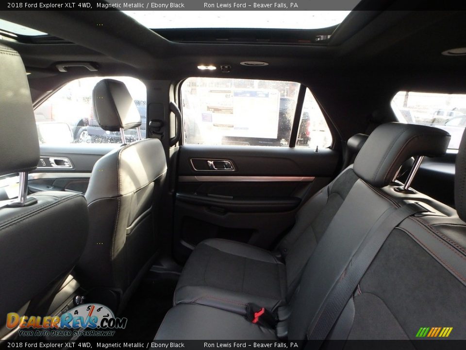 2018 Ford Explorer XLT 4WD Magnetic Metallic / Ebony Black Photo #11