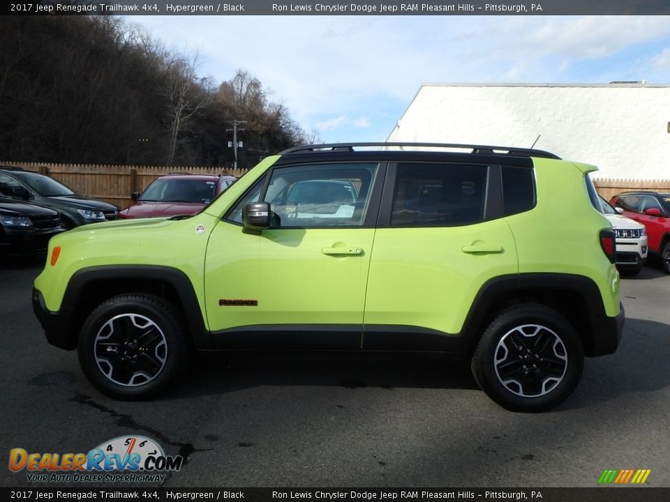 2017 Jeep Renegade Trailhawk 4x4 Hypergreen / Black Photo #2