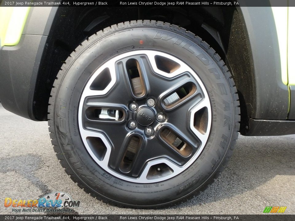 2017 Jeep Renegade Trailhawk 4x4 Hypergreen / Black Photo #9