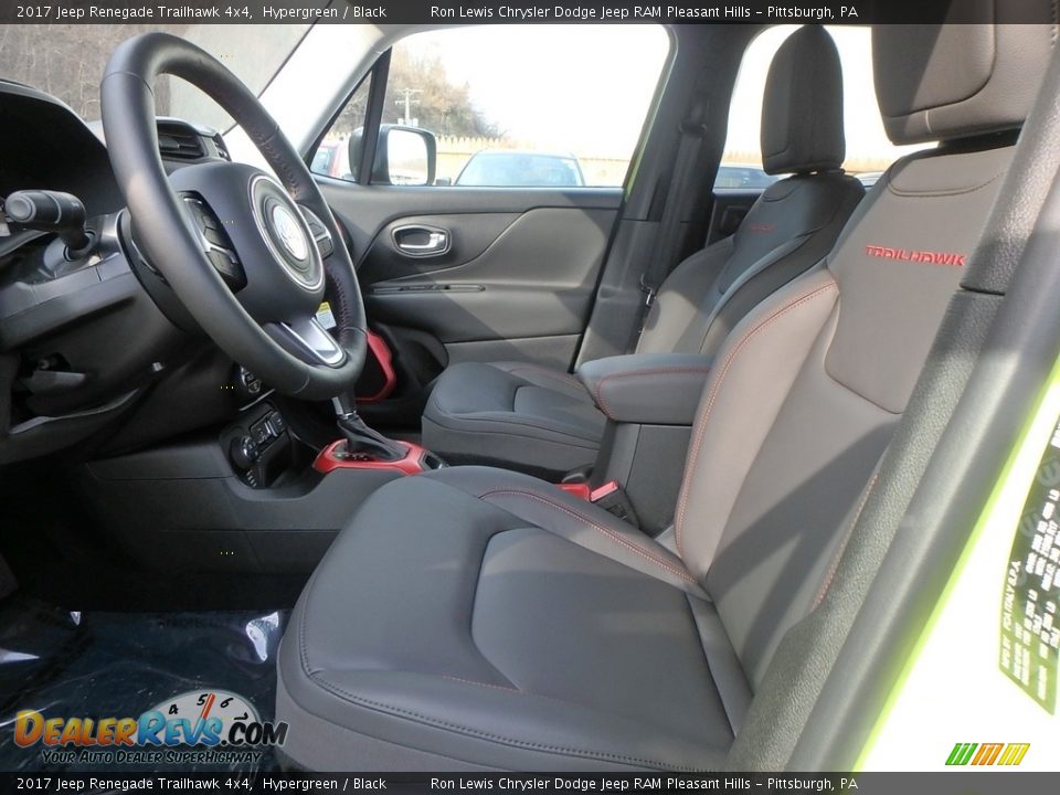 2017 Jeep Renegade Trailhawk 4x4 Hypergreen / Black Photo #10