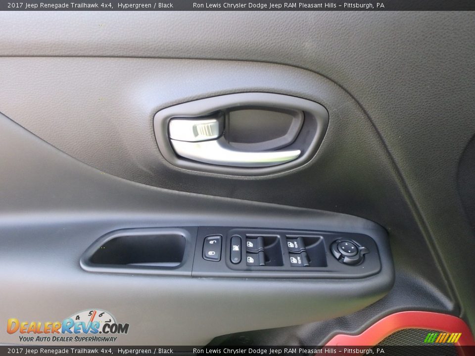 2017 Jeep Renegade Trailhawk 4x4 Hypergreen / Black Photo #13