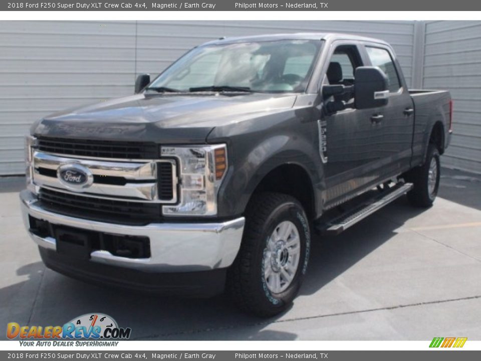 2018 Ford F250 Super Duty XLT Crew Cab 4x4 Magnetic / Earth Gray Photo #3