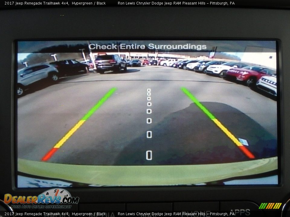 2017 Jeep Renegade Trailhawk 4x4 Hypergreen / Black Photo #17