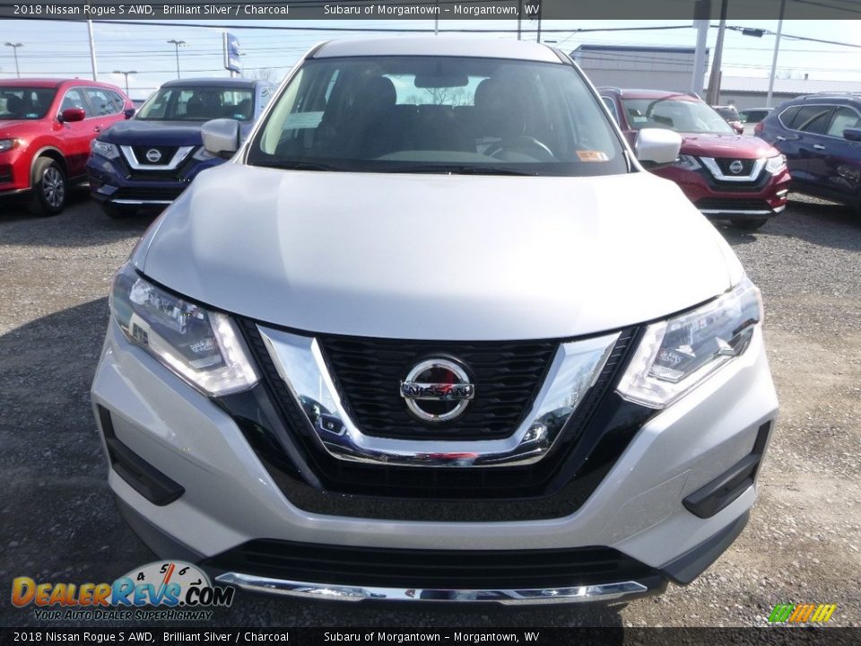 2018 Nissan Rogue S AWD Brilliant Silver / Charcoal Photo #7