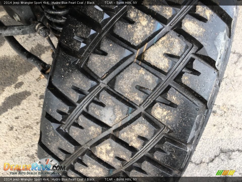 2014 Jeep Wrangler Sport 4x4 Hydro Blue Pearl Coat / Black Photo #13