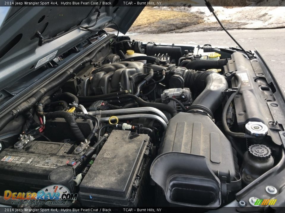 2014 Jeep Wrangler Sport 4x4 Hydro Blue Pearl Coat / Black Photo #15