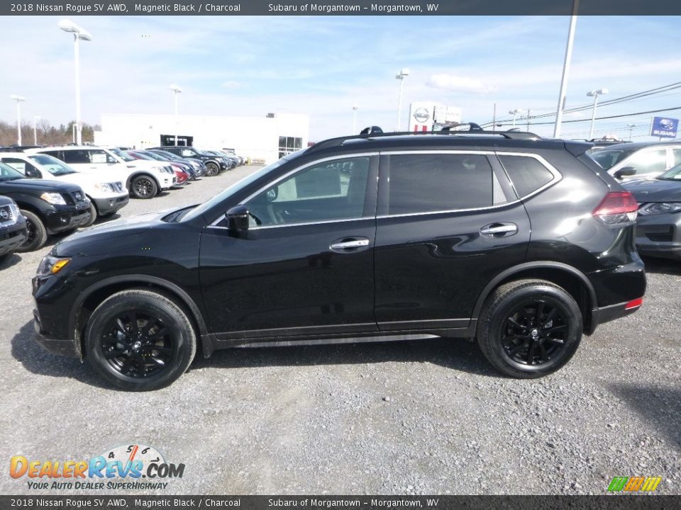 2018 Nissan Rogue SV AWD Magnetic Black / Charcoal Photo #2