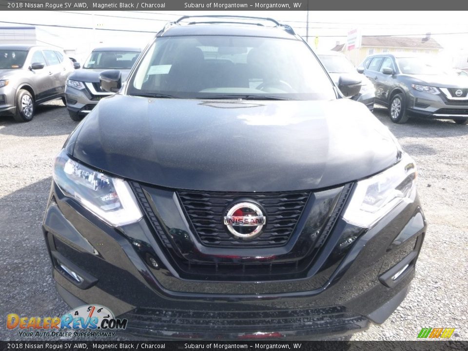 2018 Nissan Rogue SV AWD Magnetic Black / Charcoal Photo #7