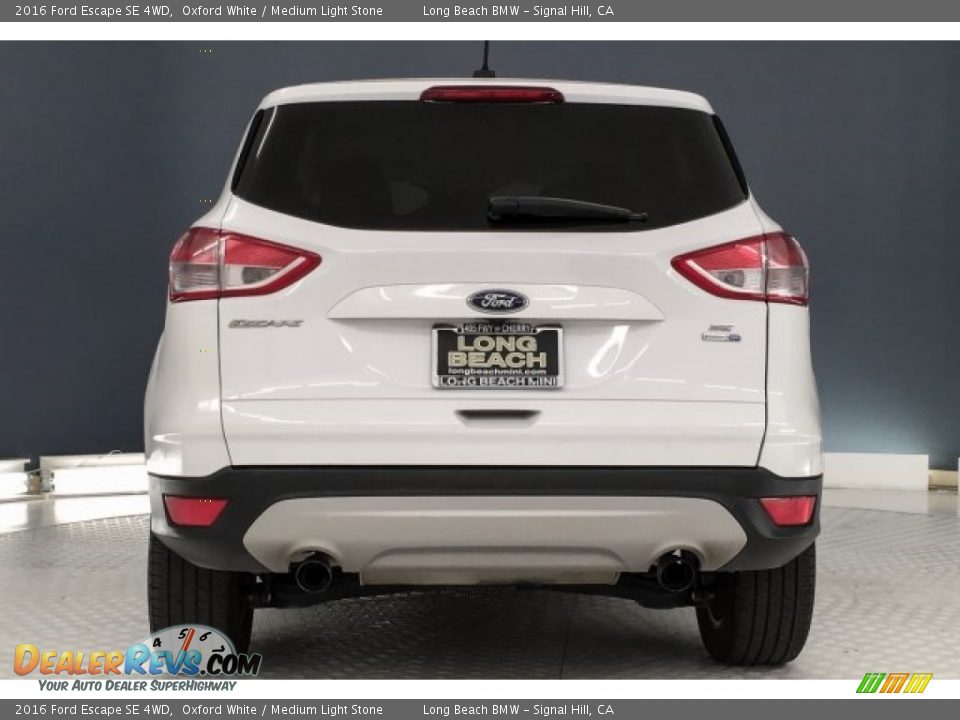 2016 Ford Escape SE 4WD Oxford White / Medium Light Stone Photo #3