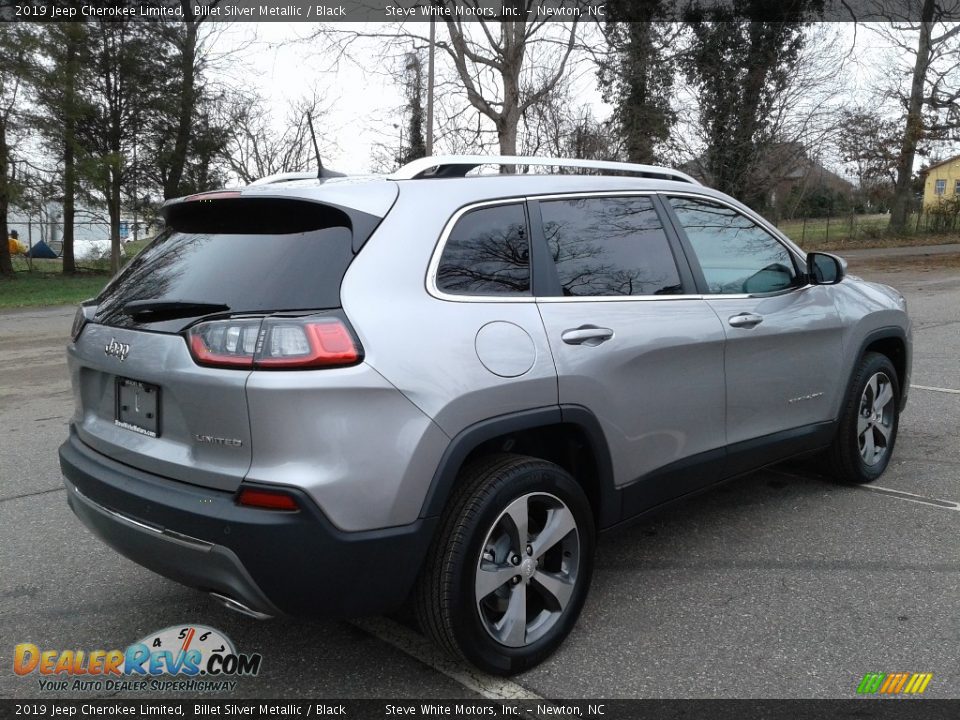 2019 Jeep Cherokee Limited Billet Silver Metallic / Black Photo #6