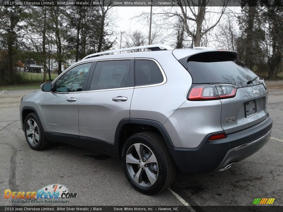 2019 Jeep Cherokee Limited Billet Silver Metallic / Black Photo #8