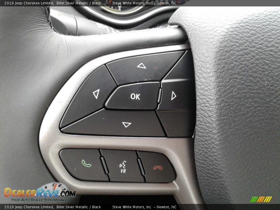 2019 Jeep Cherokee Limited Billet Silver Metallic / Black Photo #16