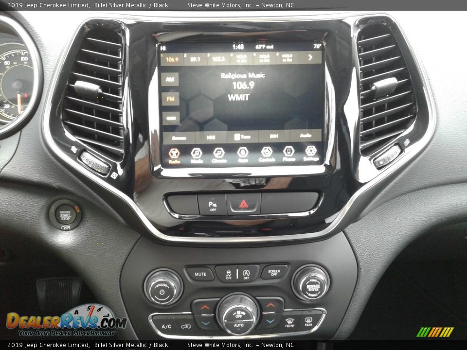 2019 Jeep Cherokee Limited Billet Silver Metallic / Black Photo #19