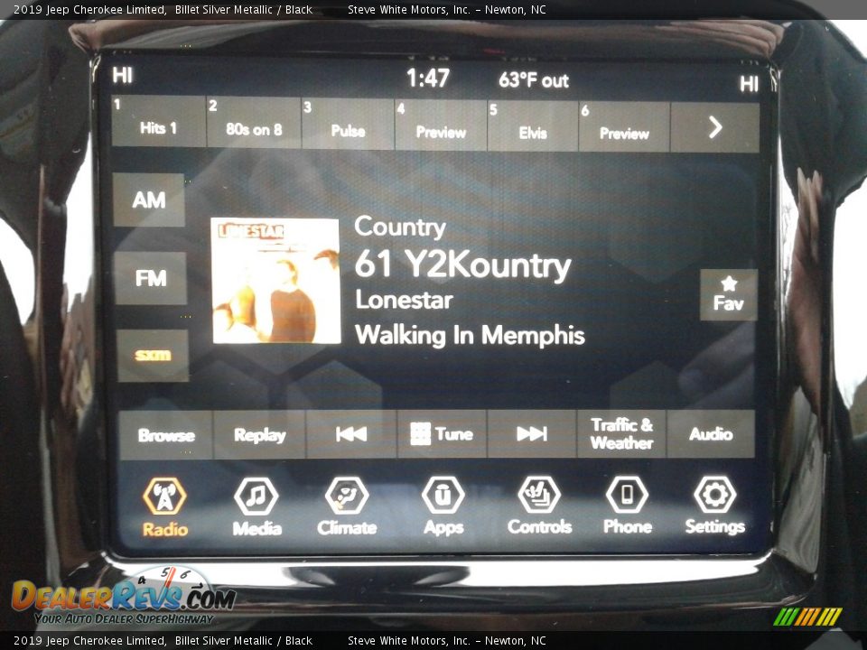 2019 Jeep Cherokee Limited Billet Silver Metallic / Black Photo #20