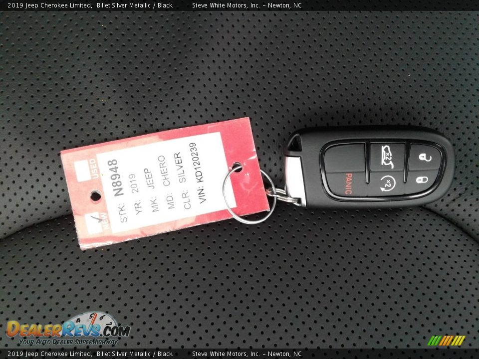 2019 Jeep Cherokee Limited Billet Silver Metallic / Black Photo #32