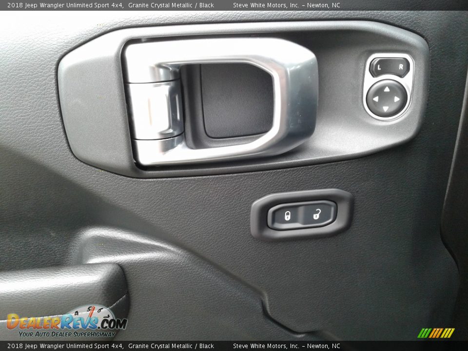 2018 Jeep Wrangler Unlimited Sport 4x4 Granite Crystal Metallic / Black Photo #9