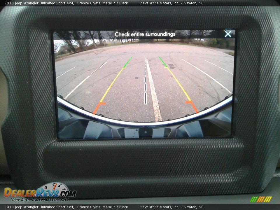 2018 Jeep Wrangler Unlimited Sport 4x4 Granite Crystal Metallic / Black Photo #23