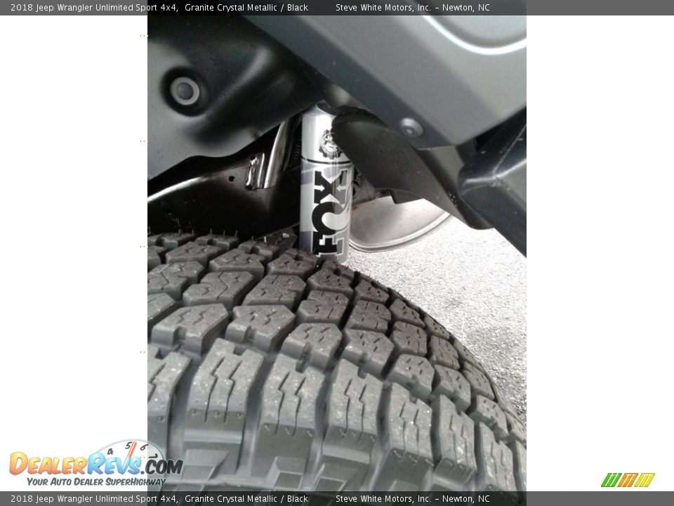 2018 Jeep Wrangler Unlimited Sport 4x4 Granite Crystal Metallic / Black Photo #34