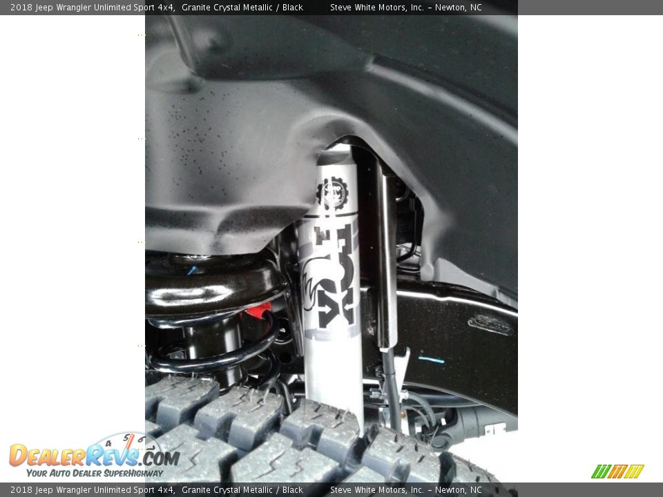 2018 Jeep Wrangler Unlimited Sport 4x4 Granite Crystal Metallic / Black Photo #35