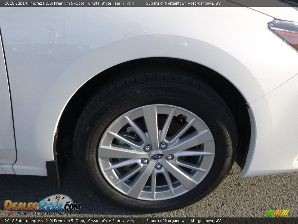 2018 Subaru Impreza 2.0i Premium 5-Door Crystal White Pearl / Ivory Photo #2