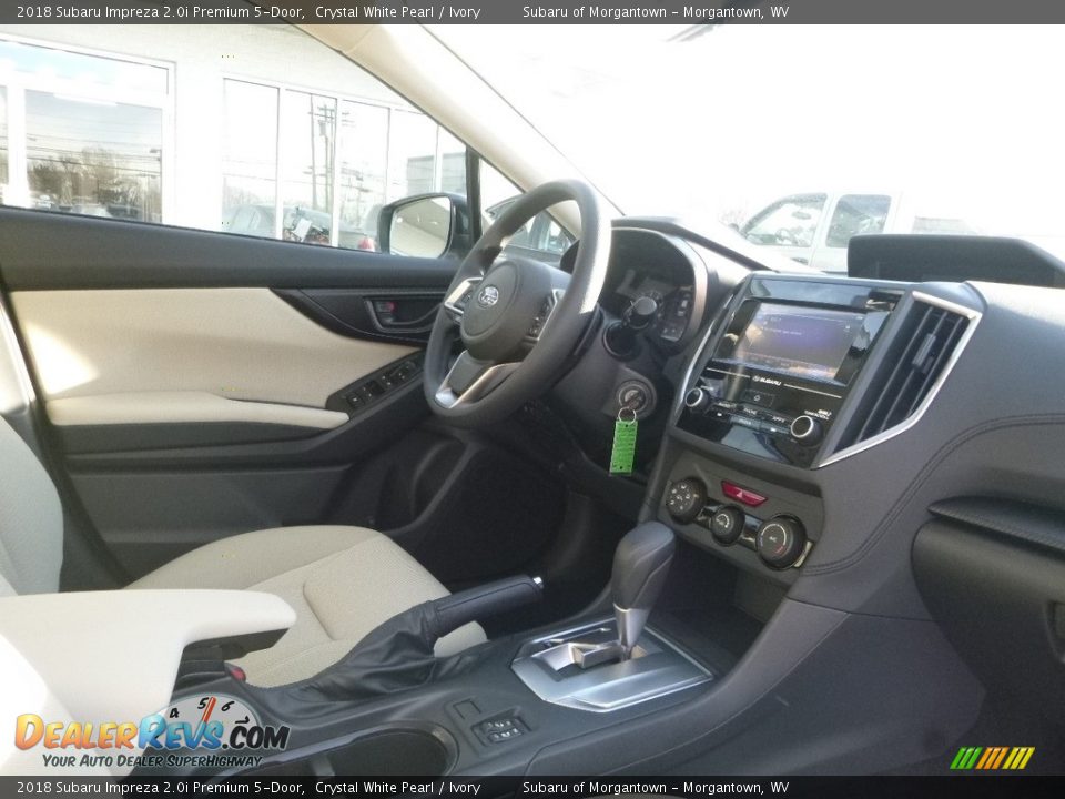 2018 Subaru Impreza 2.0i Premium 5-Door Crystal White Pearl / Ivory Photo #11