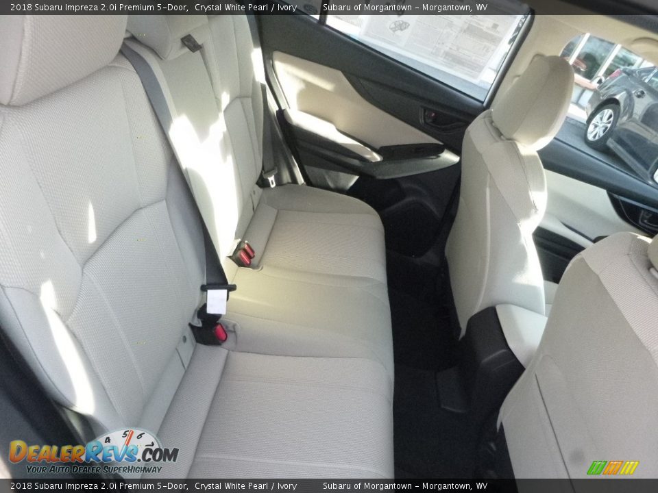 2018 Subaru Impreza 2.0i Premium 5-Door Crystal White Pearl / Ivory Photo #12