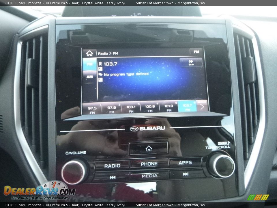 2018 Subaru Impreza 2.0i Premium 5-Door Crystal White Pearl / Ivory Photo #16