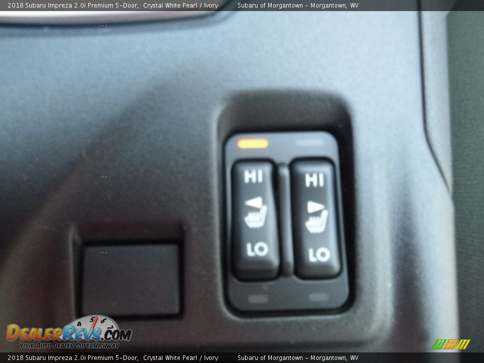 2018 Subaru Impreza 2.0i Premium 5-Door Crystal White Pearl / Ivory Photo #18