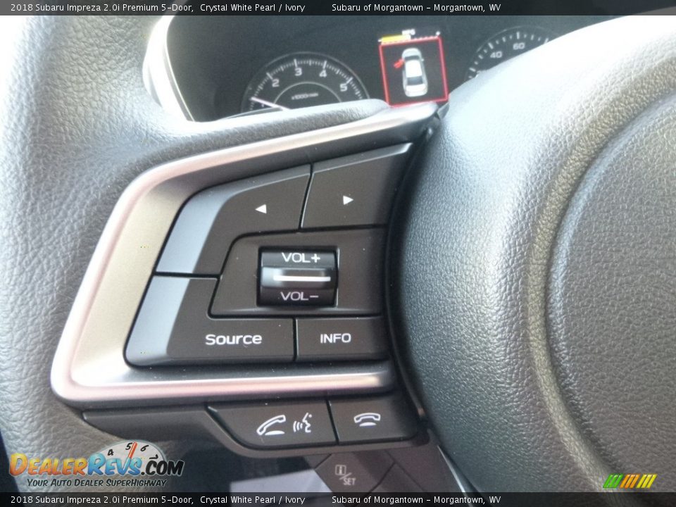 2018 Subaru Impreza 2.0i Premium 5-Door Crystal White Pearl / Ivory Photo #20