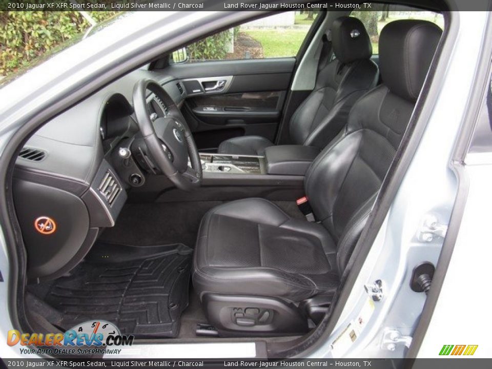 2010 Jaguar XF XFR Sport Sedan Liquid Silver Metallic / Charcoal Photo #3