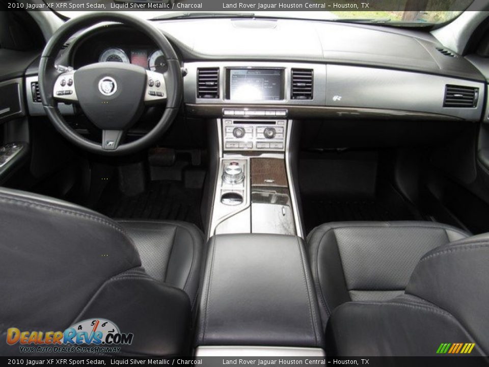 2010 Jaguar XF XFR Sport Sedan Liquid Silver Metallic / Charcoal Photo #4