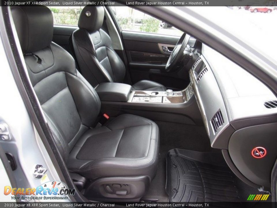 2010 Jaguar XF XFR Sport Sedan Liquid Silver Metallic / Charcoal Photo #5