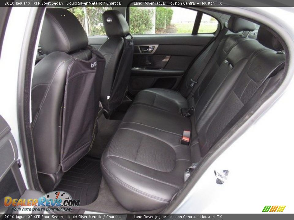 2010 Jaguar XF XFR Sport Sedan Liquid Silver Metallic / Charcoal Photo #13