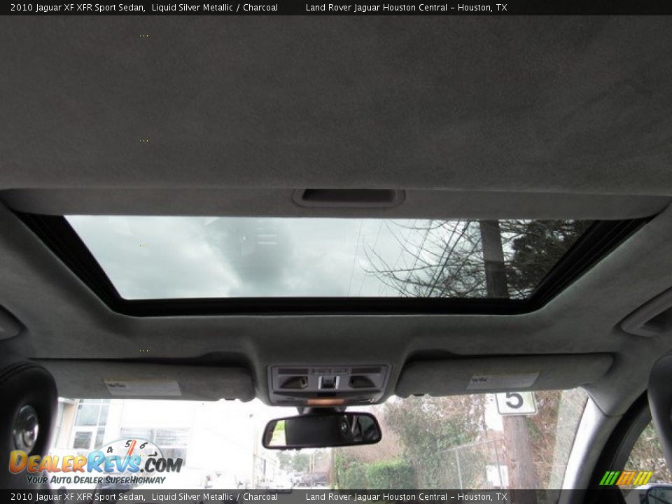2010 Jaguar XF XFR Sport Sedan Liquid Silver Metallic / Charcoal Photo #17
