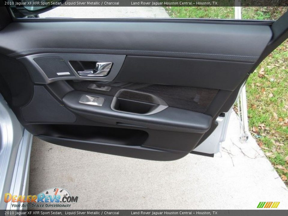 2010 Jaguar XF XFR Sport Sedan Liquid Silver Metallic / Charcoal Photo #22